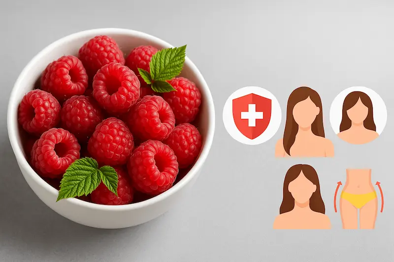خواص تمشک برای سلامتی بدن، پوست و کاهش وزن