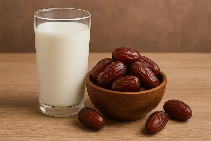 آیا خرما با شیر به چاق شدن کمک می کند؟