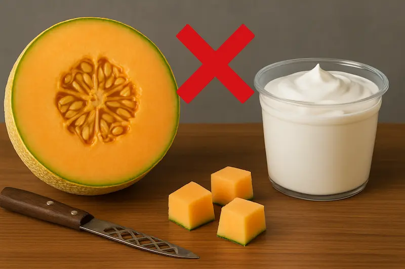 آیا خوردن خربزه با ماست مضر است؟