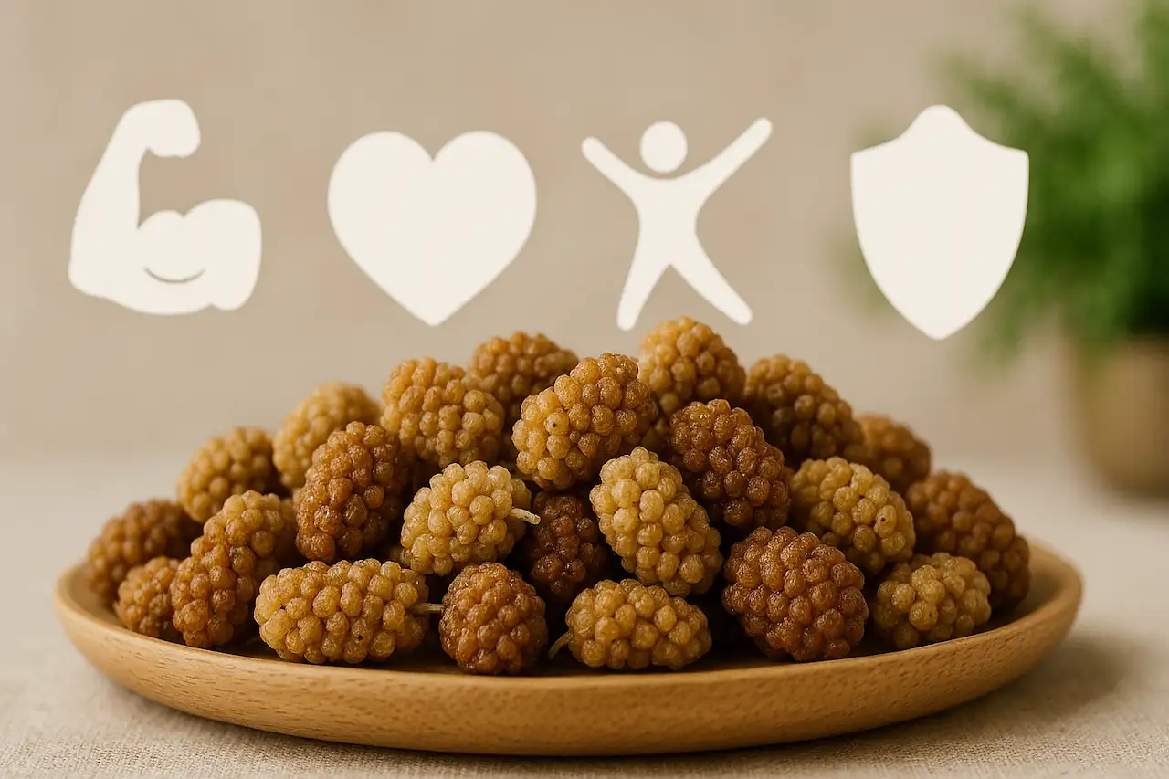خواص توت خشک برای تقویت بدن