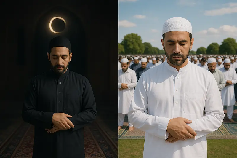 نماز آیات و نماز عید فطر