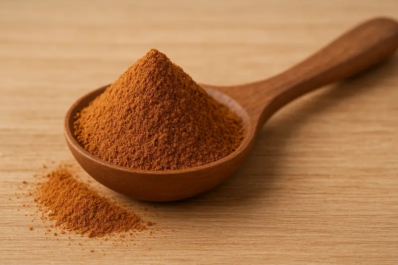 هر قاشق دارچین چند گرم است؟
