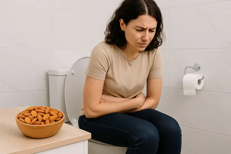 آیا مصرف بادام می‌تواند موجب یبوست شود؟