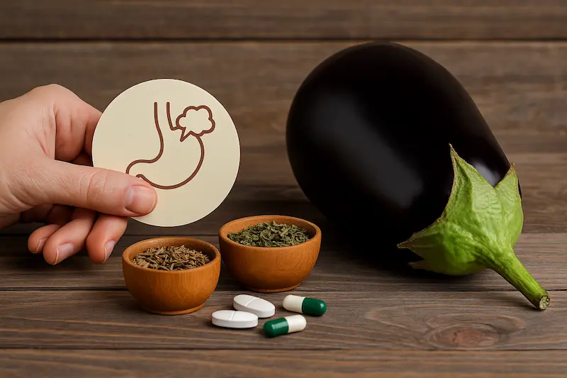 آیا بادمجان نفاخ است؟ چگونه نفخ بادمجان را بگیریم؟