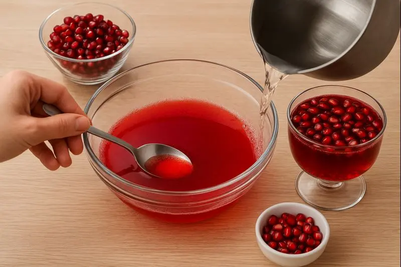 چگونه ژله انار مخصوص شب یلدا درست کنیم؟ آموزش آسان در خانه