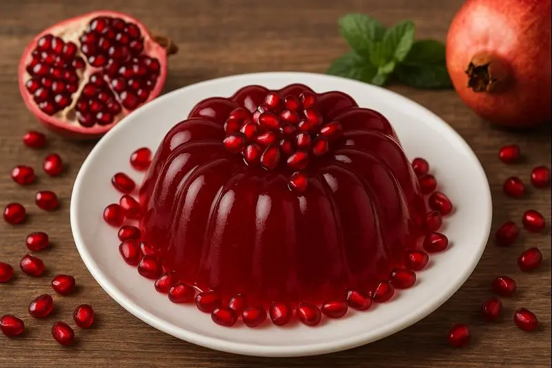 تهیه ژله انار خانگی
