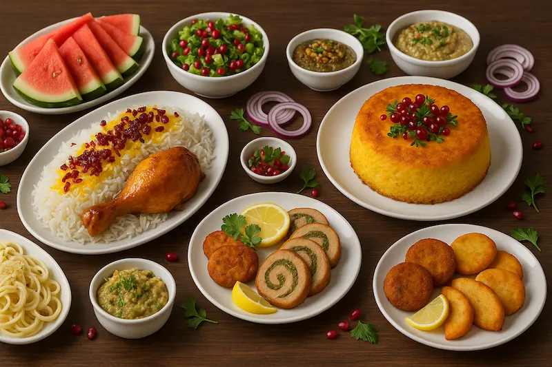 ایده‌های خوشمزه برای شام شب یلدا؛ سریع، شیک و مهمان‌پسند