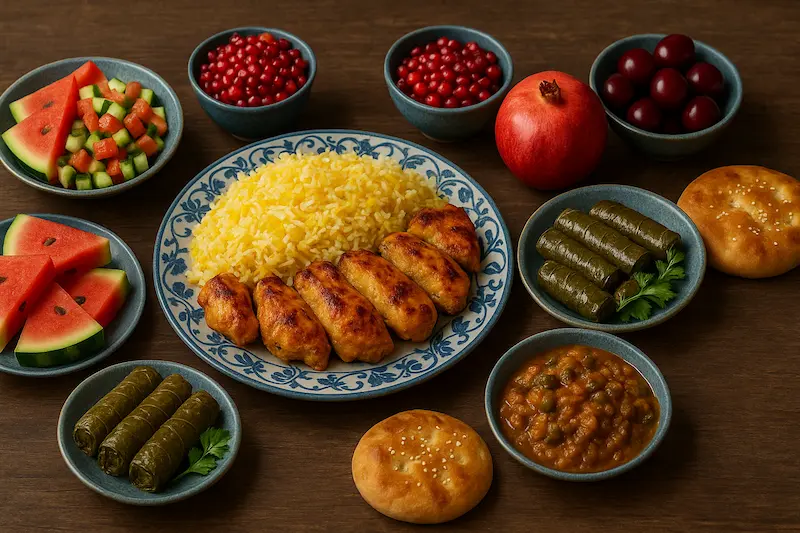 شام شب یلدا