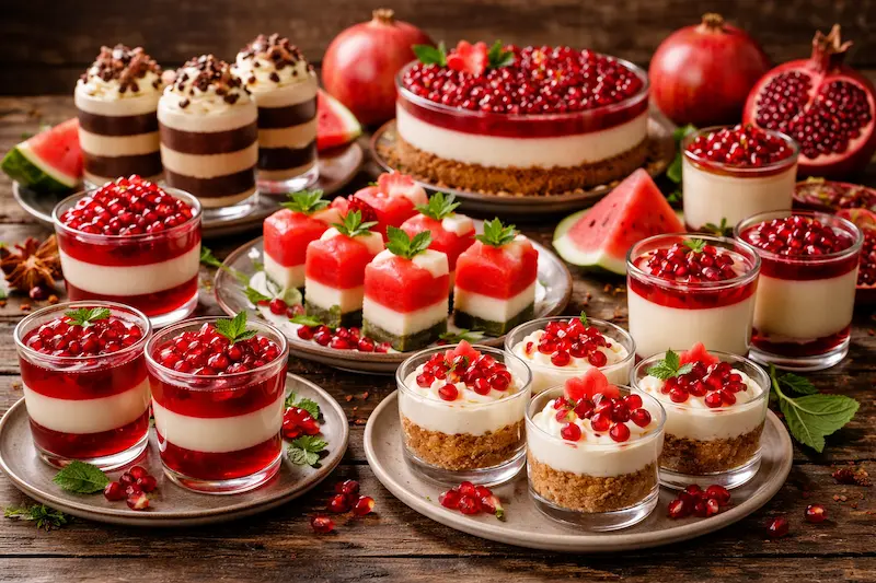 دسرهای ساده اما شیک برای شب یلدا