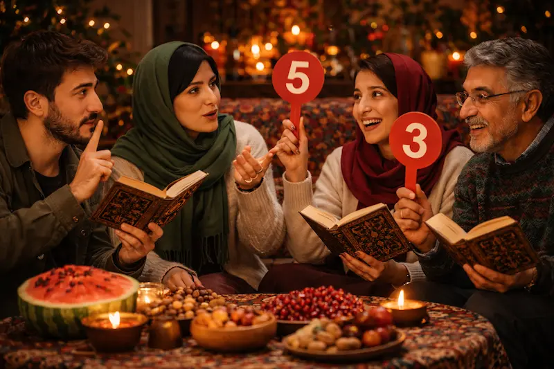 ۵. مسابقه حافظ‌خوانی؛ بازی فرهنگی و جذاب برای دوست‌داران شعر و ادبیات