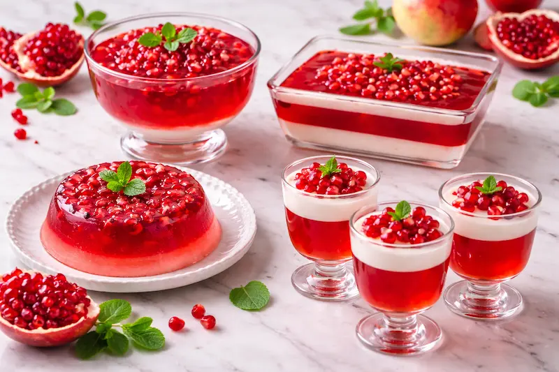 آموزش ژله شب یلدا با طرح‌های ساده و خانگی