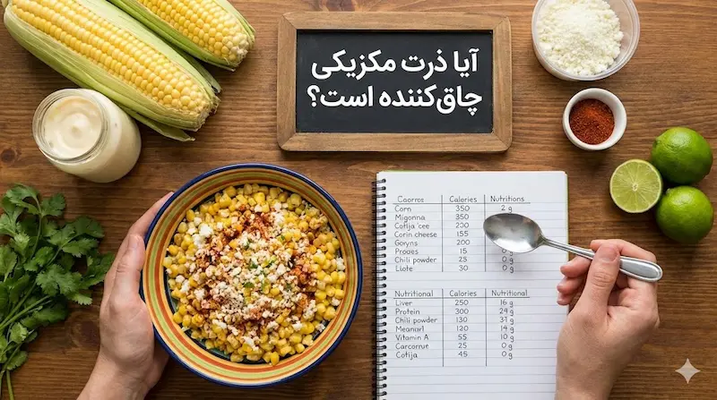 آیا ذرت مکزیکی چاق‌کننده است؟ کشف کالری و ارزش غذایی این خوراکی محبوب