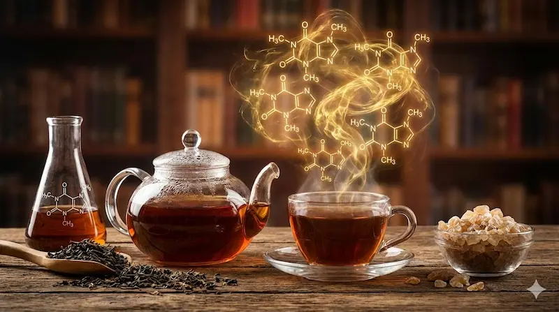 کافئین چای