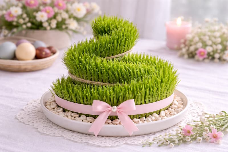سبزه عید مارپیچ یا موجی