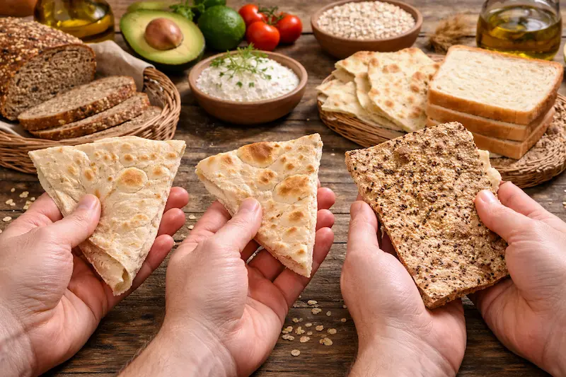 انواع نان در رژیم