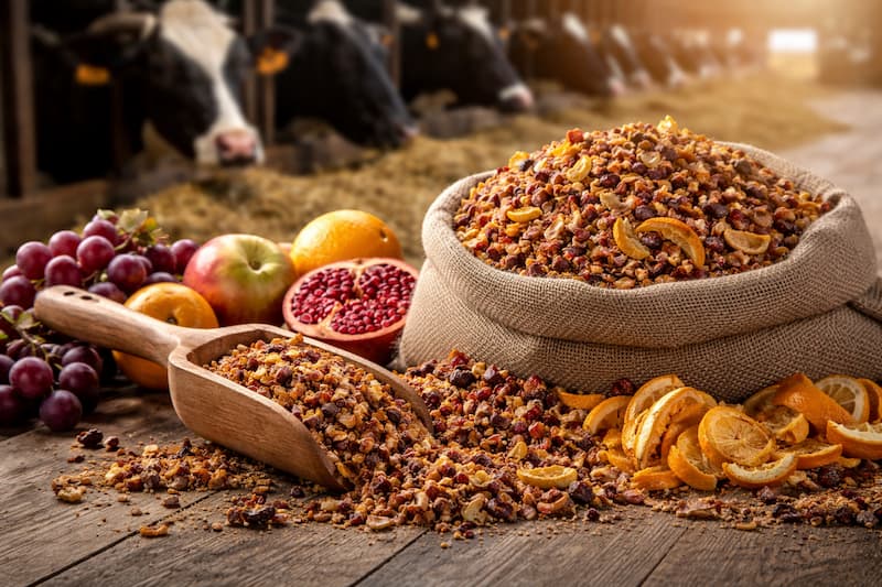 خشکاله میوه خشک؛ خوراکی اقتصادی از ضایعات میوه برای دام