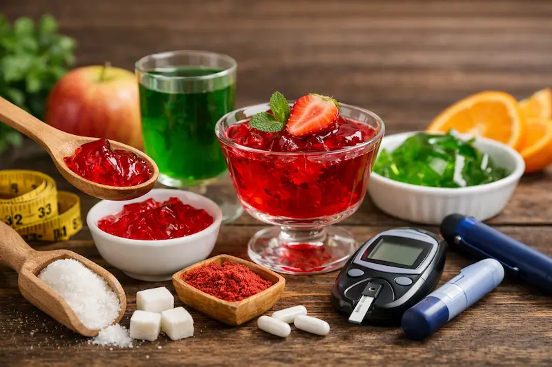 هر قاشق ژله چند کالری دارد؟ بررسی کامل برای رژیم لاغری و دیابت