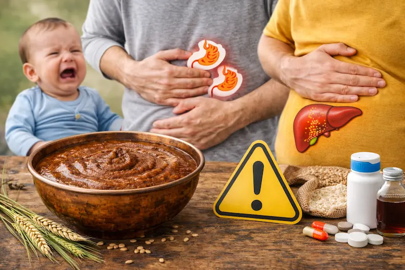 سمنو برای چه افرادی مناسب نیست؟ افراد با مشکلات گوارشی شدید و خردسالان