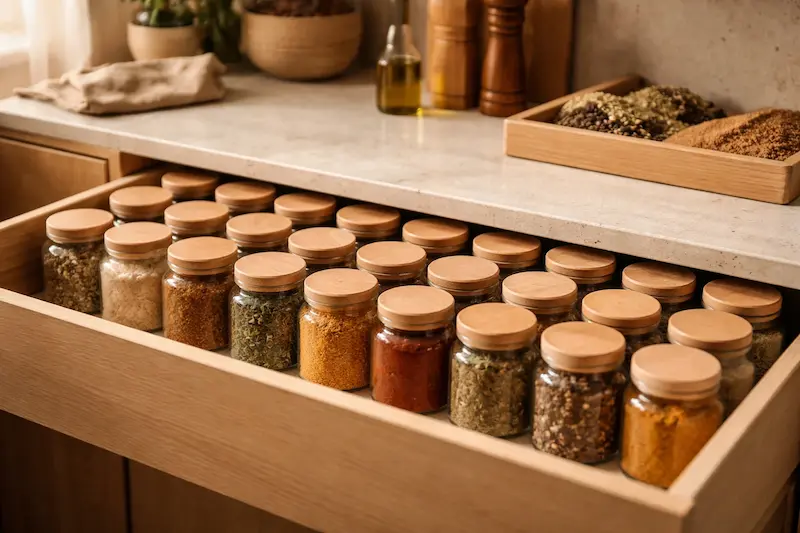 بهترین روش نگهداری ادویه در خانه برای حفظ عطر و طعم
