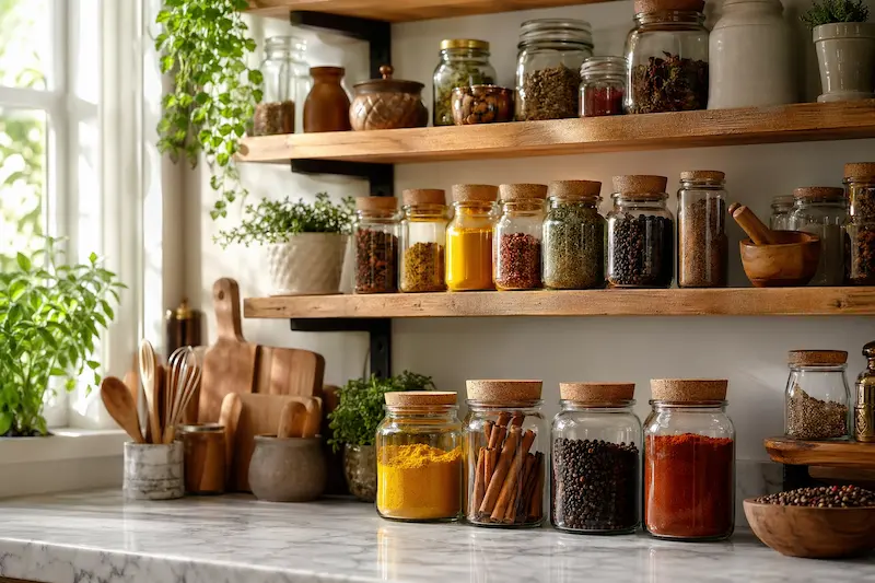 بهترین ظروف برای نگهداری ادویه