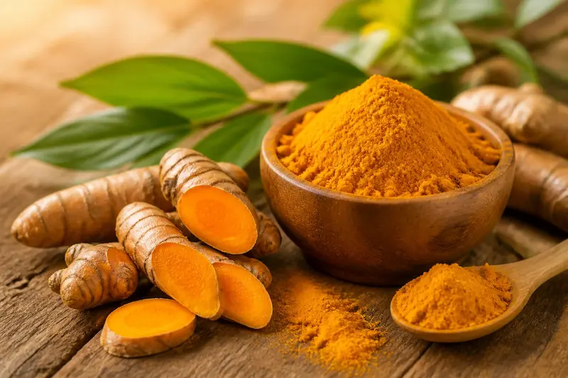 زردچوبه و زنجبیل